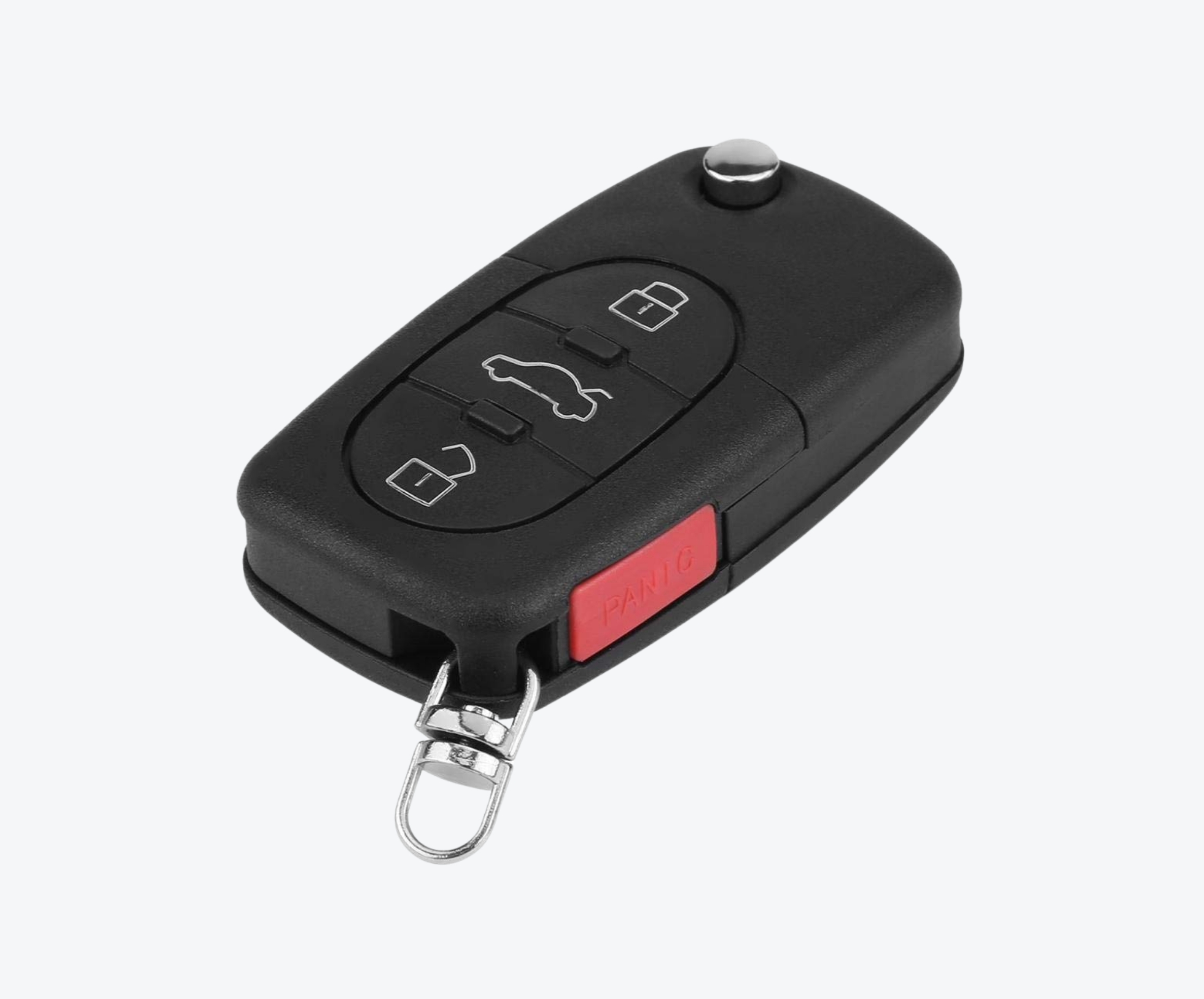 Carcasa Sevillana Con Cuna Audi 3 Botones + Pánico (Pila 2032) - Imagen 2