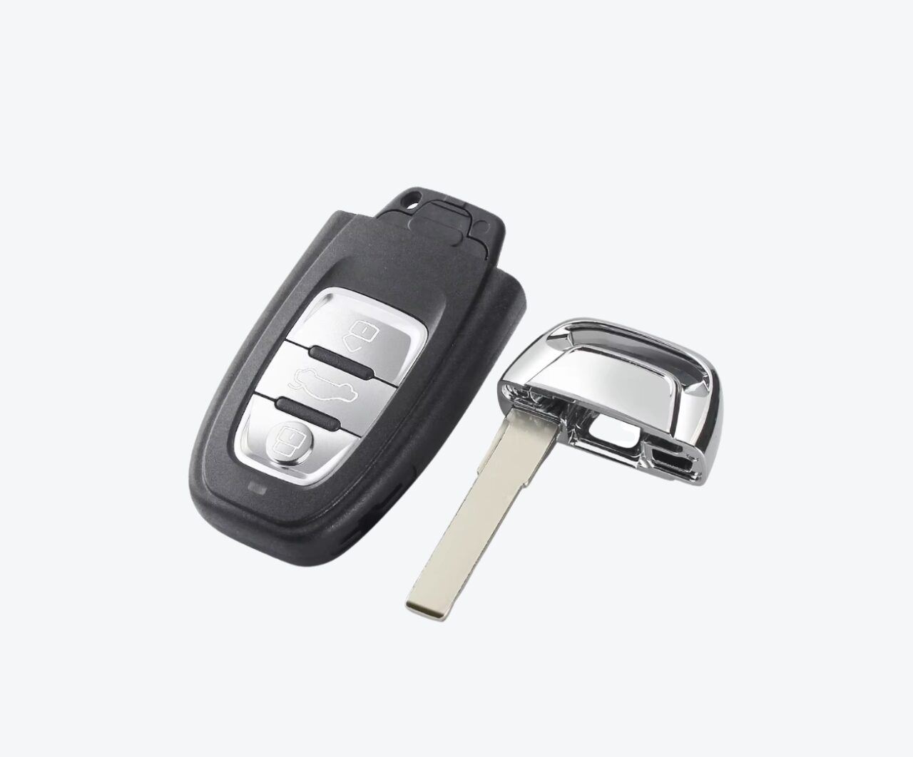 PAGINA WEB (10) Carcasa Telemando Audi Q5 3 Botones Con Inserto