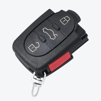 Carcasa Sevillana Sin Cuna Audi 3 Botones + Panico (Pila 1616)