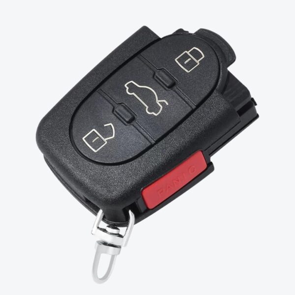 Carcasa Sevillana Sin Cuna Audi 3 Botones + Panico (Pila 1616)