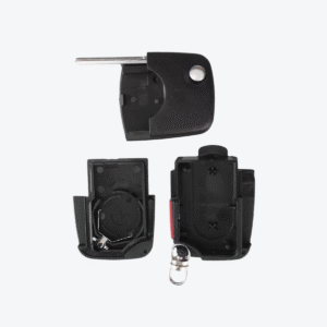 Carcasa Sevillana Con Cuna Audi 2 Botones + Pánico Para Pila 2032