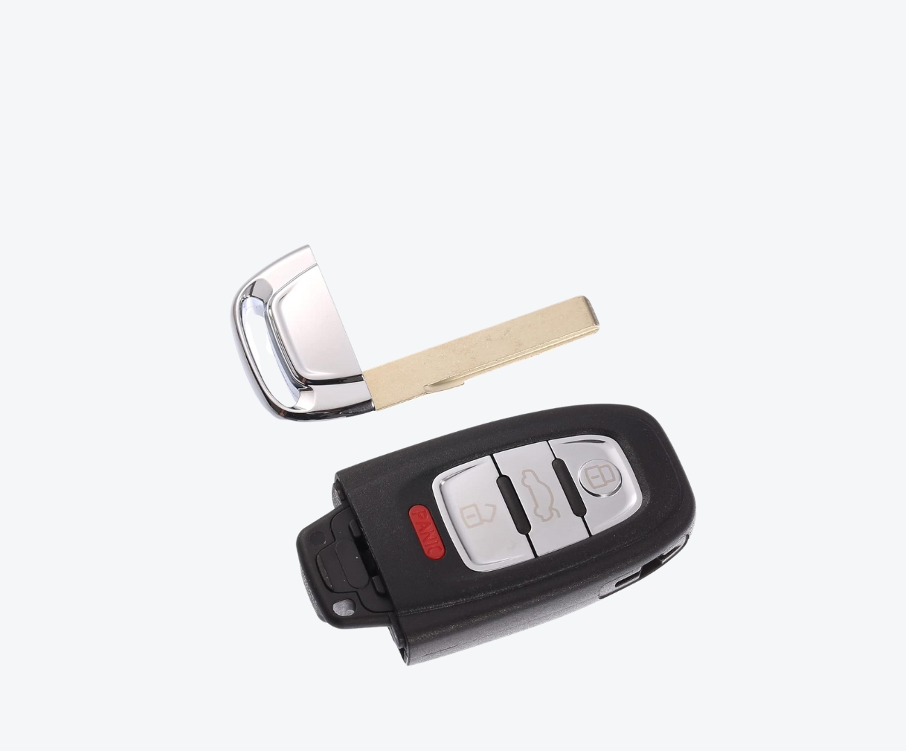 Carcasa Telemando Audi 3 Botones + Pánico - Imagen 2
