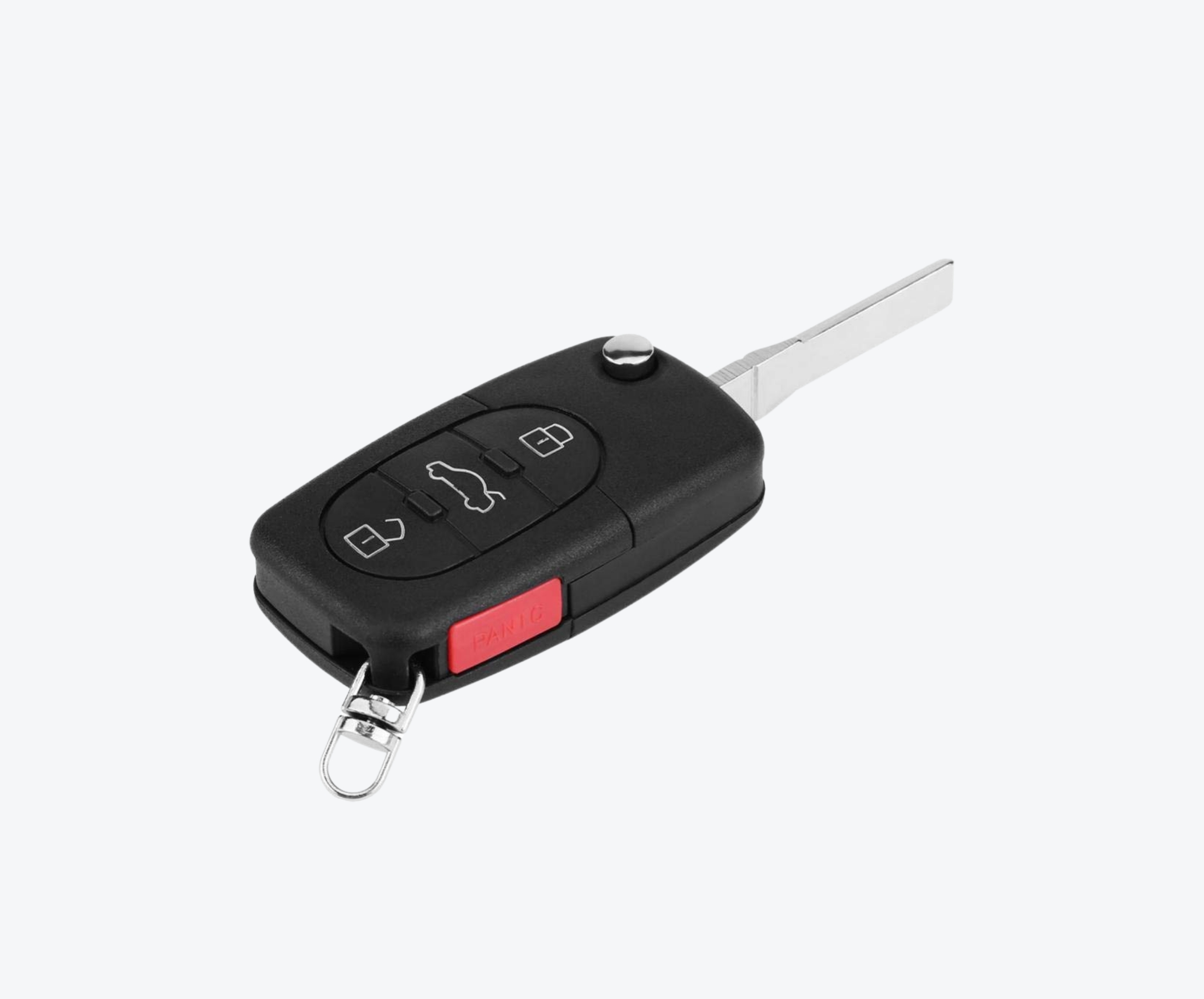 Carcasa Sevillana Con Cuna Audi 3 Botones + Pánico (Pila 2032) - Imagen 3