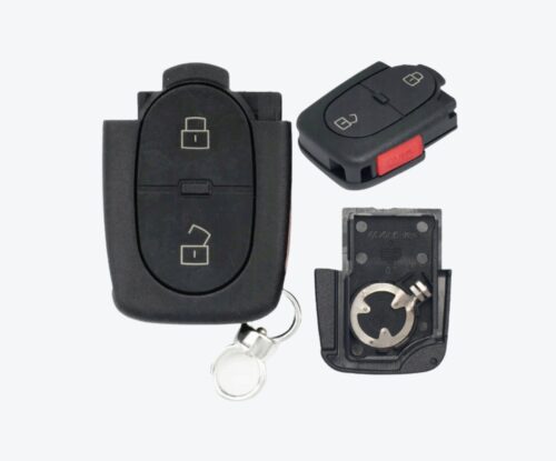 Carcasa Sevillana Sin Cuna Audi 2 Botones + Pánico