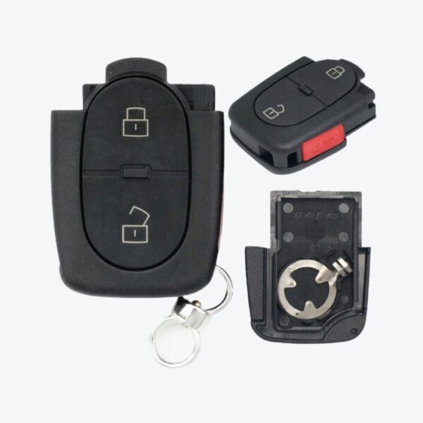 Carcasa Sevillana Sin Cuna Audi 2 Botones + Pánico