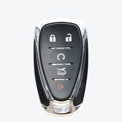 Carcasa Telemando Presencia Chevrolet 4 + 1 Botones Con Llave De Emergencia