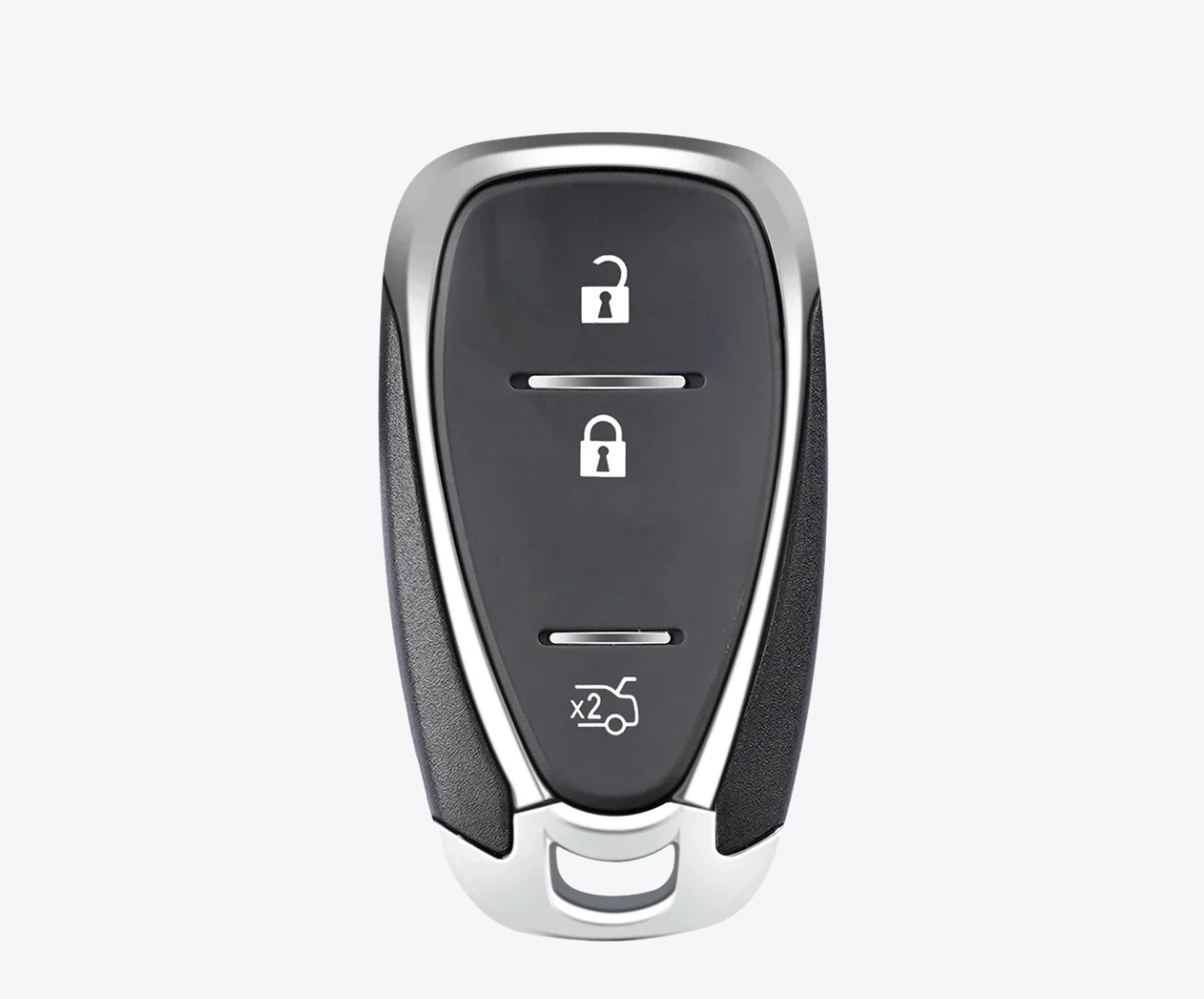 Carcasa Telemando Presencia Chevrolet 3 Botones Con Llave De Emergencia