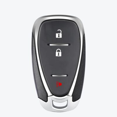 Carcasa Telemando Presencia Chevrolet 2 + 1 Botones Con Llave De Emergencia