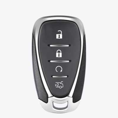 Carcasa Telemando Presencia Chevrolet 4 Botones Con Llave De Emergencia