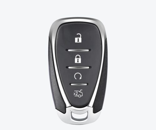 Carcasa Telemando Presencia Chevrolet 4 Botones Con Llave De Emergencia