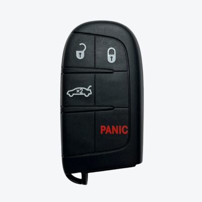 Carcasa Telemando Presencia Chrysler 3 + 1 Botones Con Llave De Emergencia (Cambia Interior)