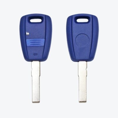 Carcasa Llave Fiat 1 Botón Sip22 Azul
