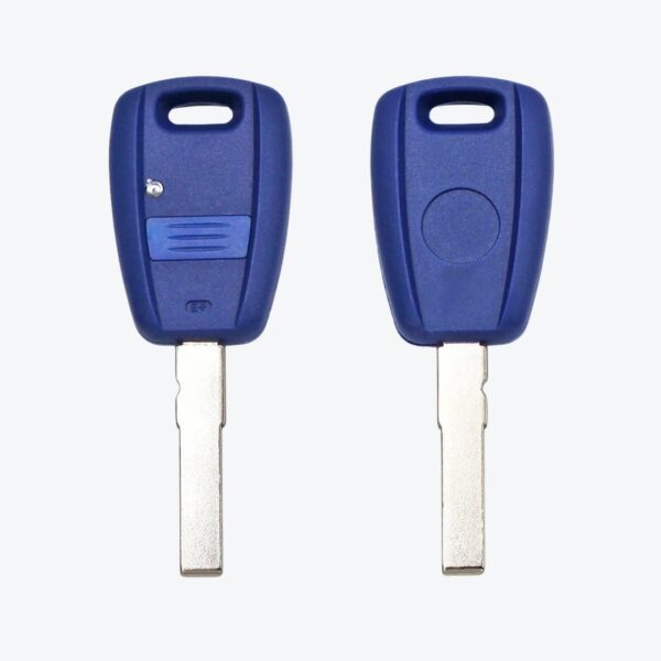Carcasa Llave Fiat 1 Botón Sip22 Azul