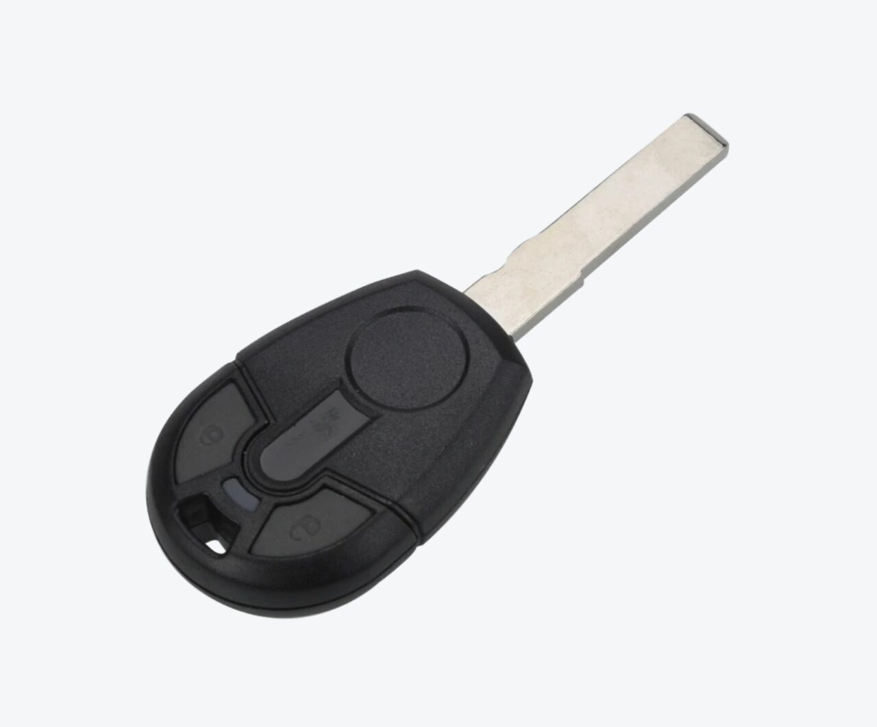 Carcasa Llave Fiat 3 Botones Negra Desmontable Sip22