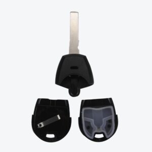 Carcasa Llave Fiat 3 Botones Negra Desmontable Sip22