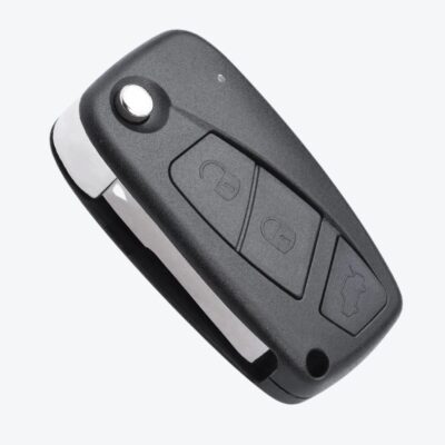 Carcasa Sevillana Fiat Negra 3 Botones Sin Porta Pilas