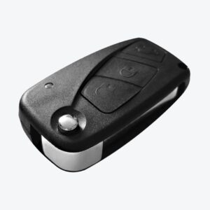 Carcasa Sevillana Fiat Negra 3 Botones Sin Porta Pilas