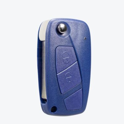 Carcasa Sevillana Fiat Azul 2 Botones Con Porta Pilas