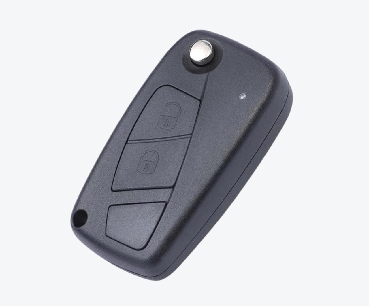 Carcasa Sevillana Fiat Negra 2 Botones Sin Porta Pilas