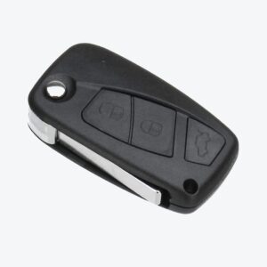 Carcasa Sevillana Fiat Negra 3 Botones Con Porta Pilas