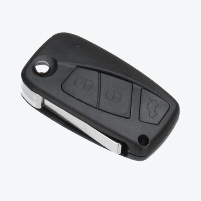 Carcasa Sevillana Fiat Negra 3 Botones Con Porta Pilas