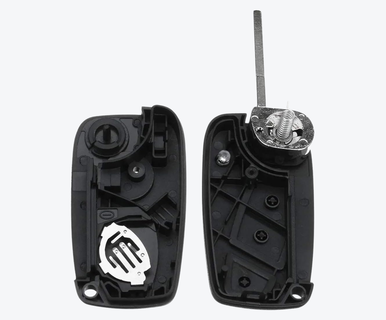 Carcasa Sevillana Fiat Negra 3 Botones Con Porta Pilas - Imagen 3