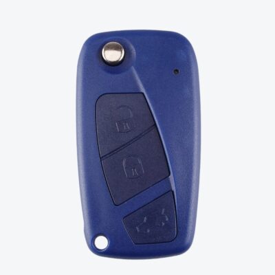 Carcasa Sevillana Fiat Azul 3 Botones Con Porta Pilas