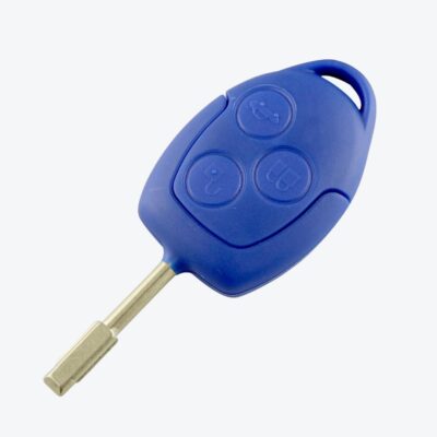 Carcasa Con Cuna Ford Fija 3 Botones Fo21 Azul