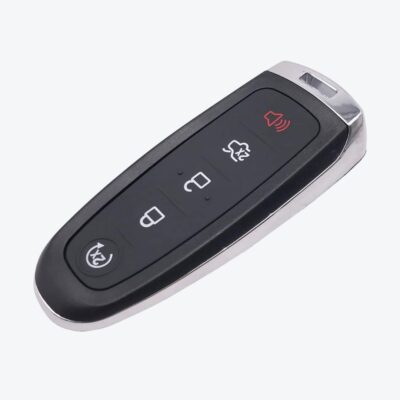 Carcasa Telemando Presencia Ford 4 + 1 Botones Con Llave De Emergencia