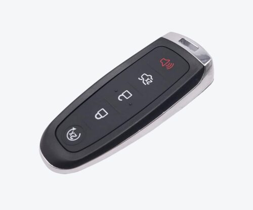 Carcasa Telemando Presencia Ford 4 + 1 Botones Con Llave De Emergencia