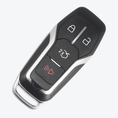 Carcasa Telemando Presencia Ford 3 + 1 Botones Con Llave De Emergencia