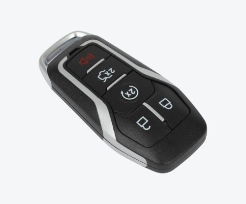 Carcasa Telemando Presencia Ford 4 + 1 Botones Con Llave De Emergencia