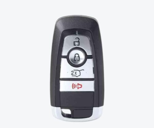Carcasa Telemando Presencia Ford 3 Botones + 1 Con Llave De Emergencia