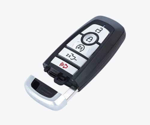 Carcasa Telemando Presencia Ford 4 Botones + 1 Con Llave De Emergencia
