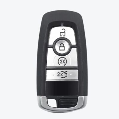 Carcasa Telemando Presencia Ford 4 Botones Con Llave De Emergencia