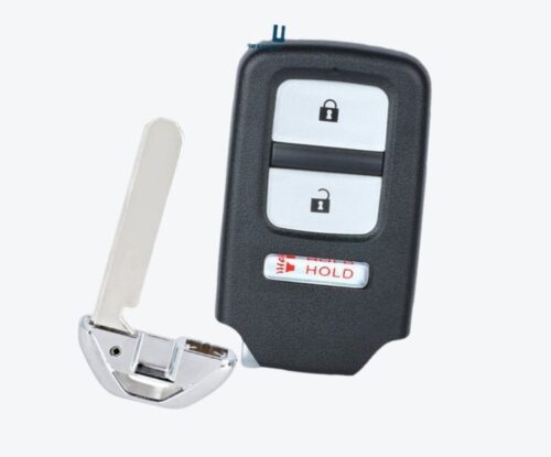Carcasa Telemando Presencia Honda 2 + 1 Botones Con Llave De Emergencia