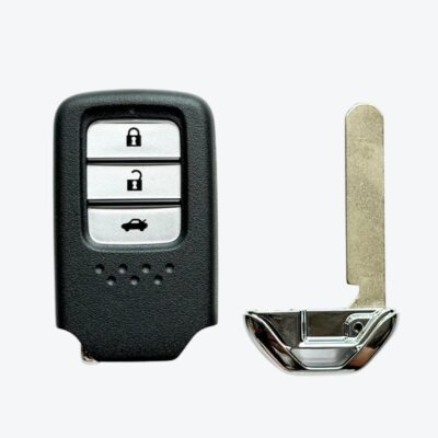 Carcasa Telemando Presencia Honda 3 Botones Con Llave De Emergencia Hon66