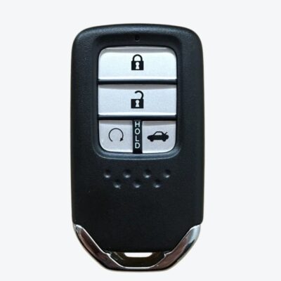 Carcasa Telemando Presencia Honda 4 Botones Con Llave De Emergencia Hon66