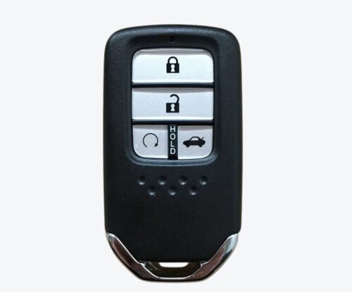 Carcasa Telemando Presencia Honda 4 Botones Con Llave De Emergencia Hon66