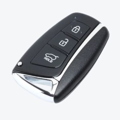 Carcasa Telemando Presencia Hyundai 3 Botones Con Llave De Emergencia