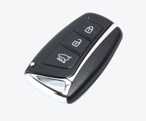 Carcasa Telemando Presencia Hyundai 3 Botones Con Llave De Emergencia