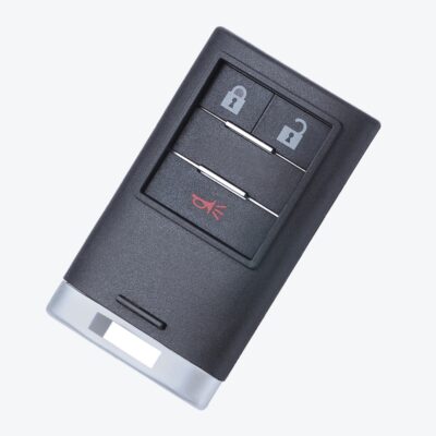 Carcasa Telemando Cadillac 2 + 1 Botones Con Llave De Emergencia