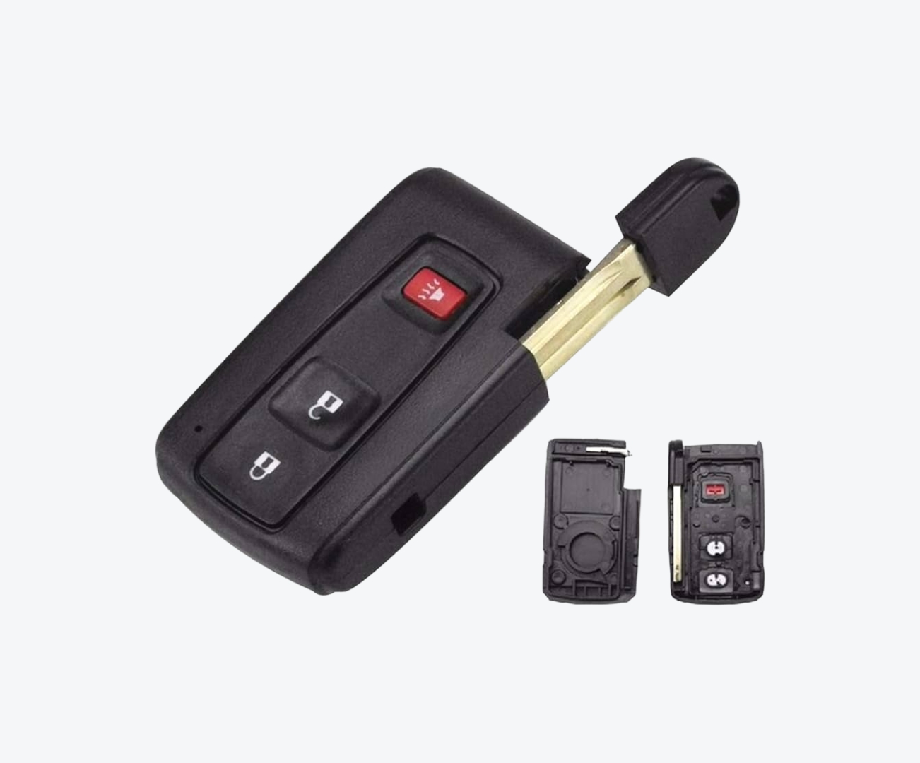 Carcasa Telemando Presencia Daihatsu 2 + 1 Botones - Imagen 2