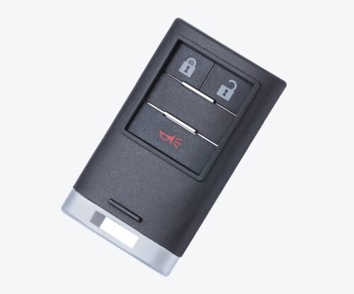 Carcasa Telemando Cadillac 2 + 1 Botones Con Llave De Emergencia