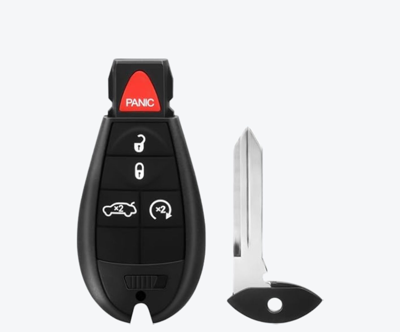 PAGINA WEB (73) Carcasa Telemando Chrysler 4 Botones + 1 Smart Con Inserto