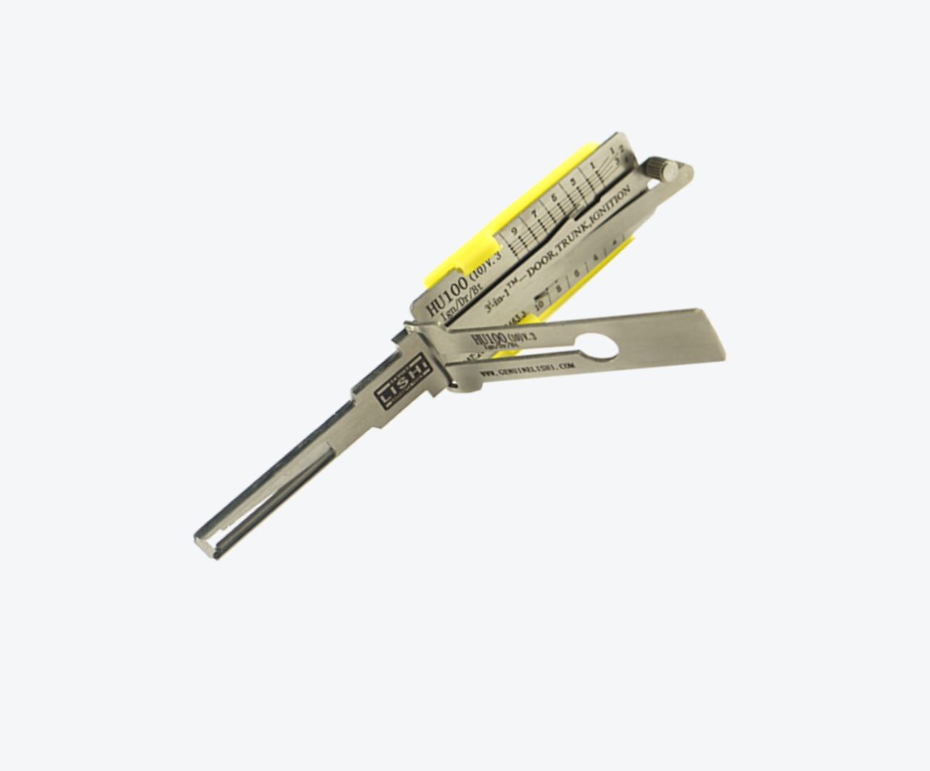 Ganzua Decodificadora Lishi Hu100 3 en 1 10 Cortes