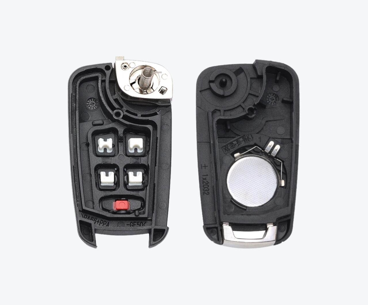 Carcasa Sevillana Chevrolet 4 Botones + 1 Hu100