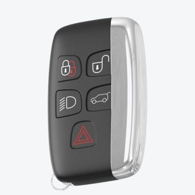 Carcasa Telemando Presencia Land Rover 4 + 1 Botones Con Llave De Emergencia