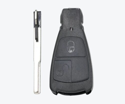 Carcasa Telemando Presencia Mercedes Benz 2 Botones Sin Porta Pilas