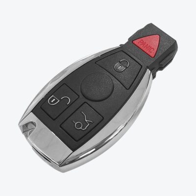 Carcasa Telemando Presencia Mercedes Benz 3 + 1 Botones Con Inserto
